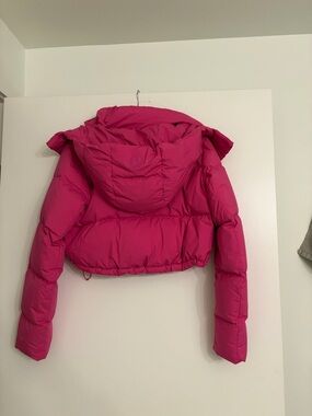 lululemon athletica - wunder puff super cropped jacket, with detachable hood